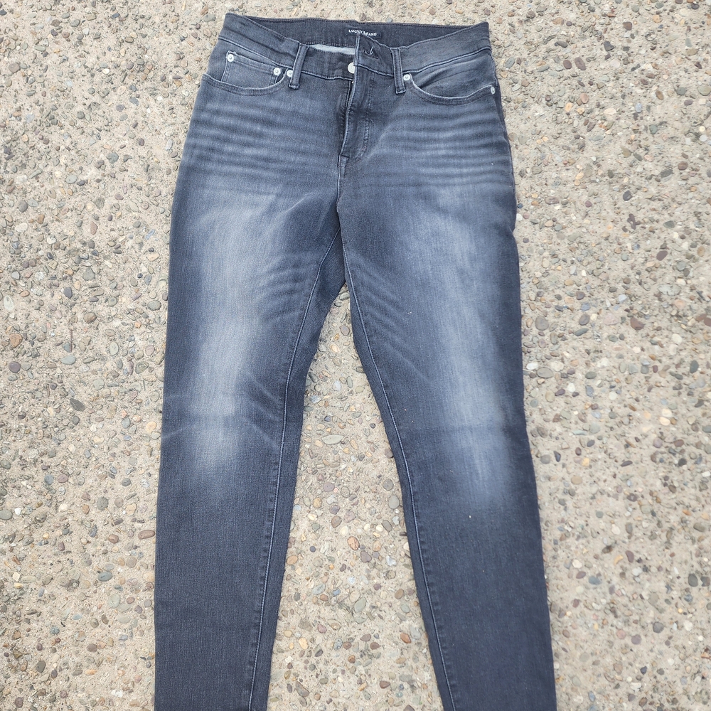 Lucky Brand Women's Dark Gray Skinny Jeans